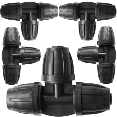 Barbed Tee Connector for 5/16 Irrigation Tubing (.42